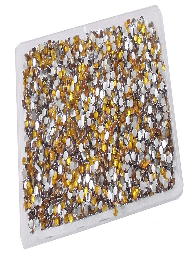 eshoppee 100 gm 4 mm Yellow Color Resin chandla Beads for Jewellery Making kit Art and Crafts Materials for Necklace Bracelet Earring Making Materials DIY kit(8) - Image 1